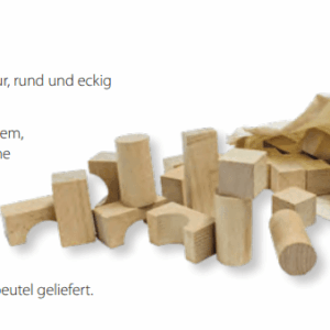 Bauklötze im Ausmalbeutel
